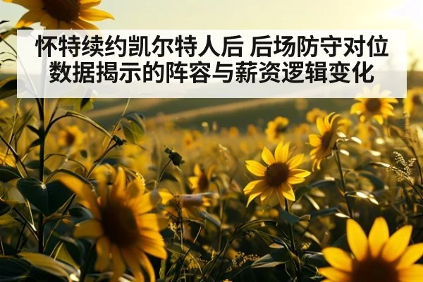 怀特续约凯尔特人后 后场防守对位数据揭示的阵容与薪资逻辑变化